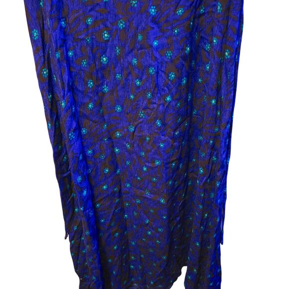 Vintage Betsy Lauren Tropical Print Maxi Dress size 12 - Picture 4 of 5